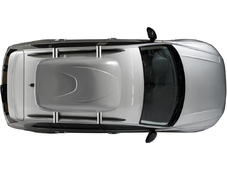 Koffer Автобокс 320 BONUS - обьём 320 литров / размер 130x82x37,5 см / чёрный матовый / односторонний